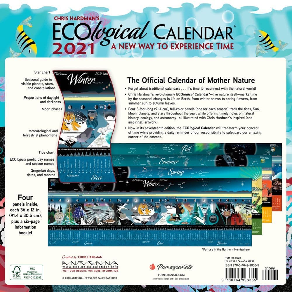 New Chris Hardman Ecological Calendar 2022 Free Pics