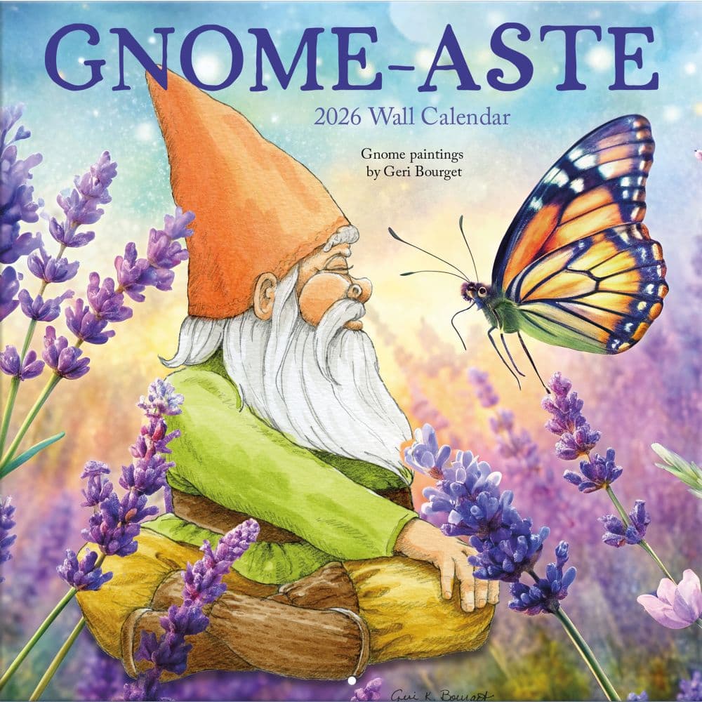 Gnome-Aste 2026 Wall Calendar_Main Image