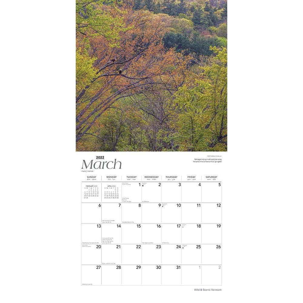 Vermont Wild And Scenic 2022 Wall Calendar - Calendars.com