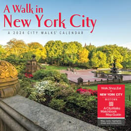 Walk in New York City 2024 Wall Calendar