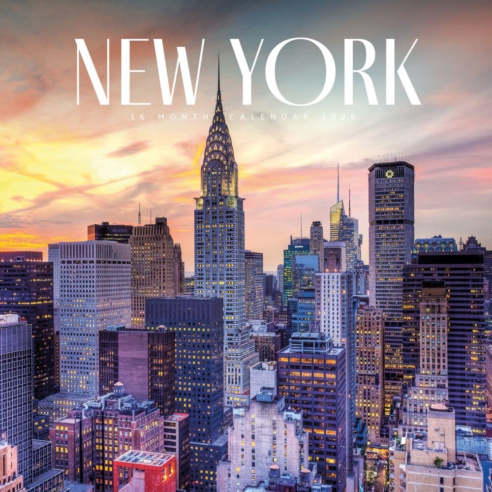 New York 2026 Wall Calendar  Main Image