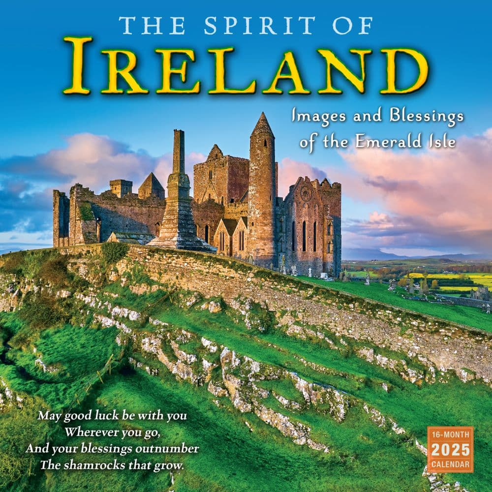 Spirit of Ireland 2025 Wall Calendar Main Product Image width=&quot;1000&quot; height=&quot;1000&quot;