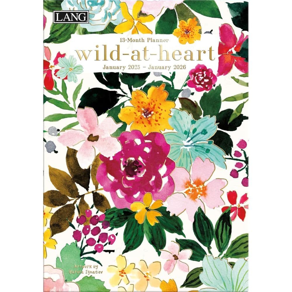 Wild at Heart by Barbra Ignatiev 2025 Monthly Planner Main Product Image width=&quot;1000&quot; height=&quot;1000&quot;