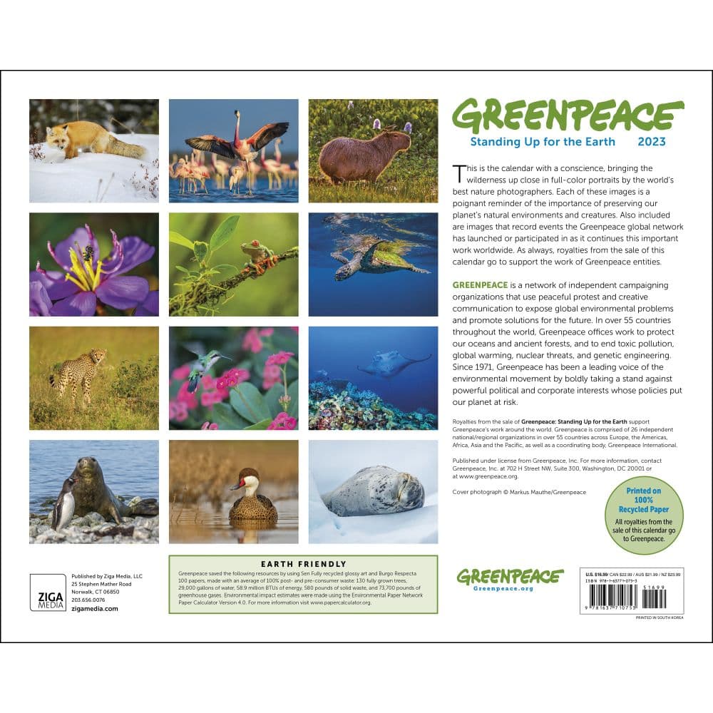 Greenpeace 2023 Wall Calendar - Calendars.com