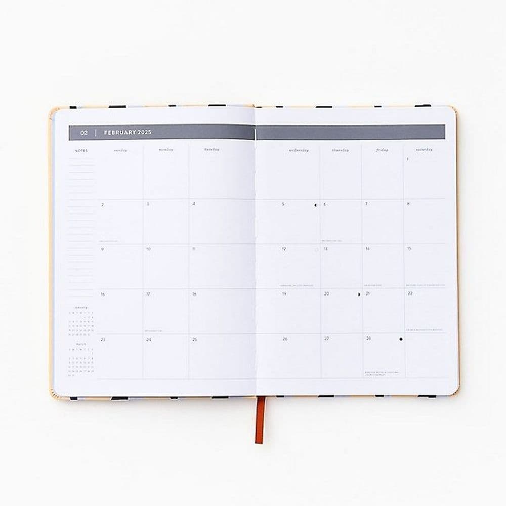 Simplistic Lines Monthly 2025 Planner Third Alternate Image