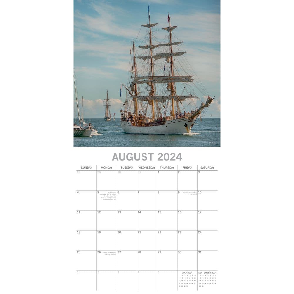 Tall Ships 2024 Wall Calendar