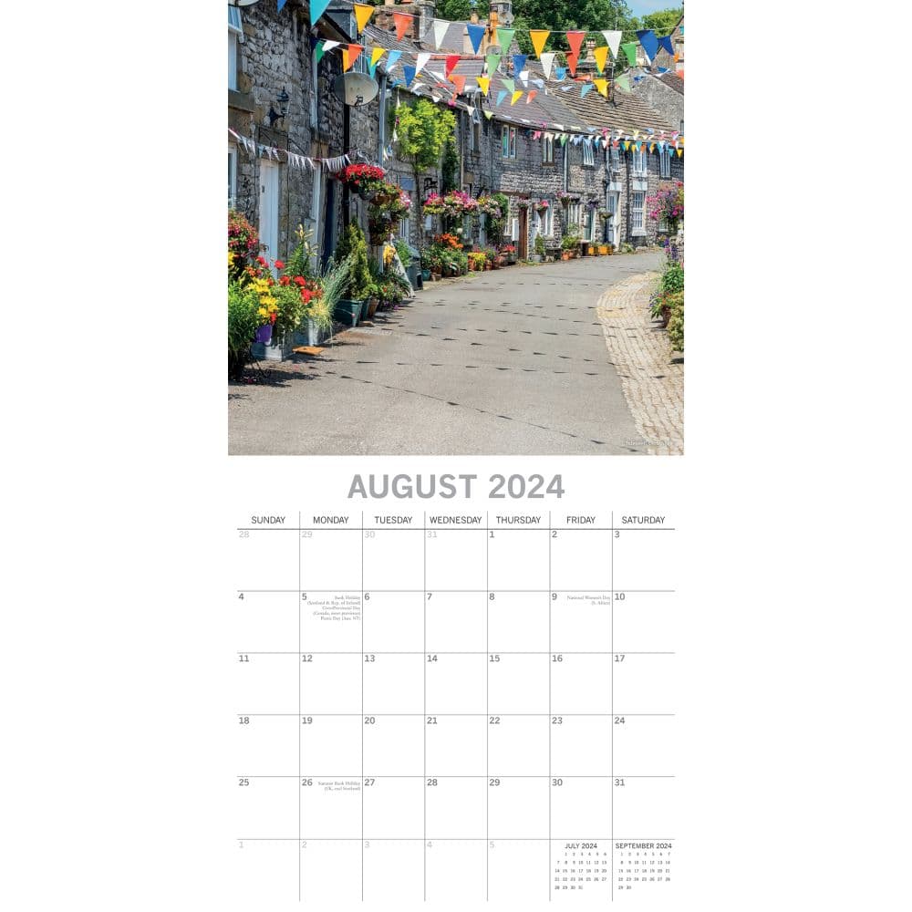 Britain’s Most Beautiful Villages 2024 Wall Calendar