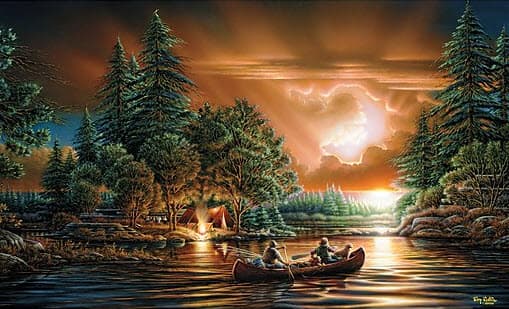 Evening Rendezvous Doormat by Terry Redlin Main Image
