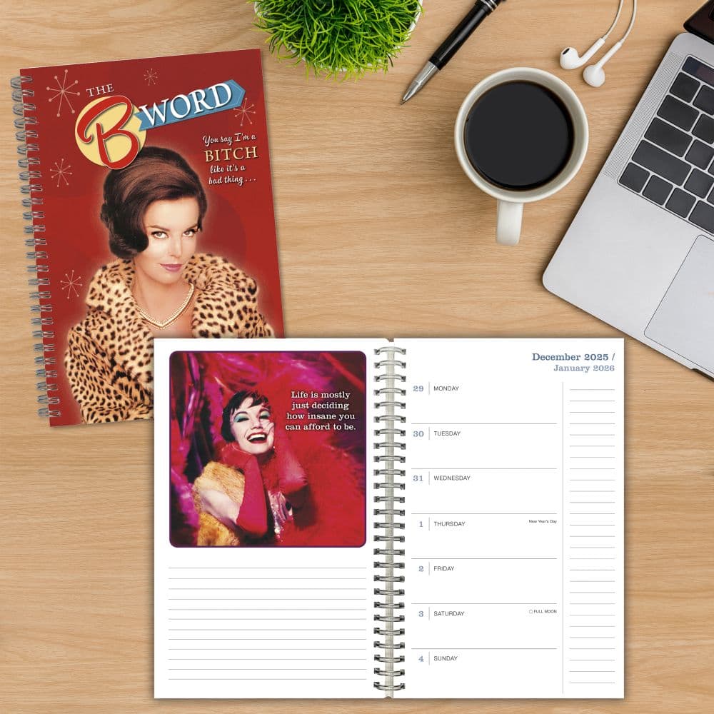 B Word Classic 2026 Engagement Planner Fourth Alternate Image