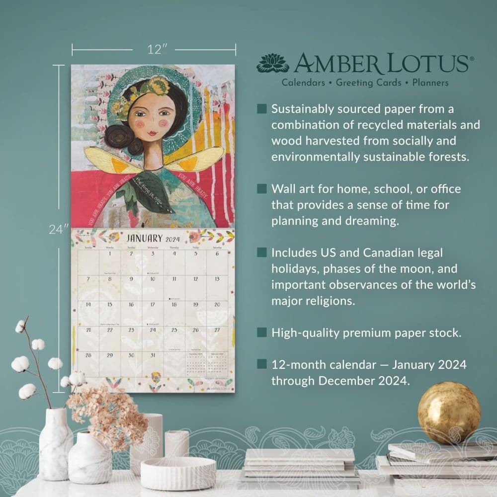 Kelly Rae Roberts 2024 Wall Calendar Alt4