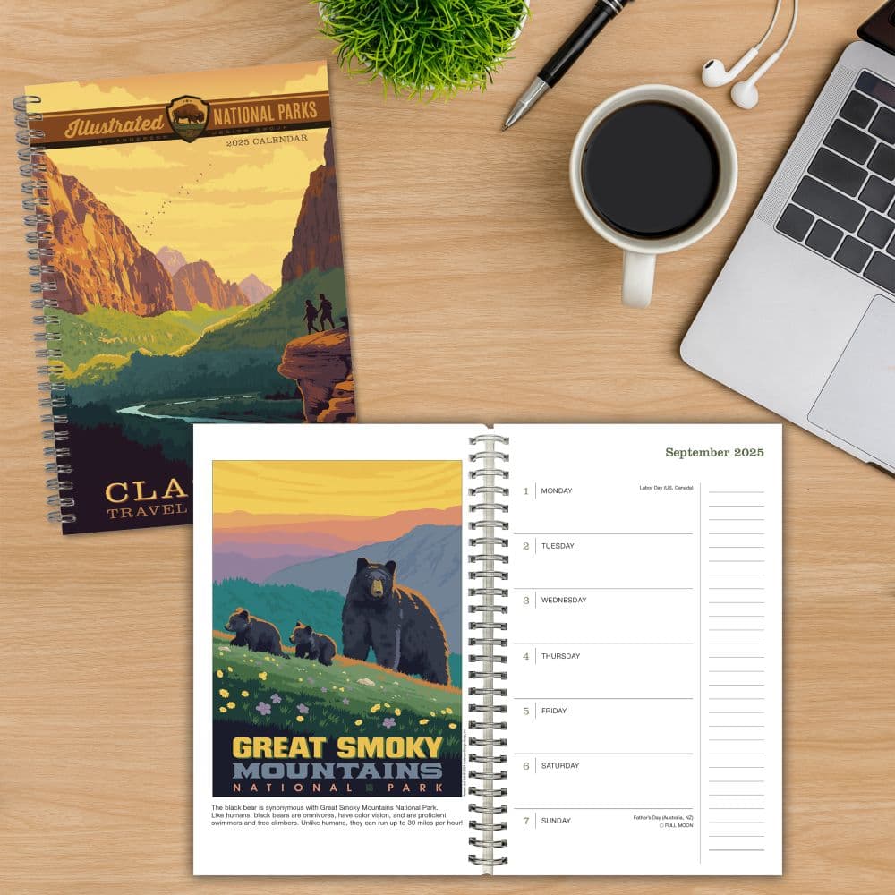 National Parks Classic Posters 2025 Planner