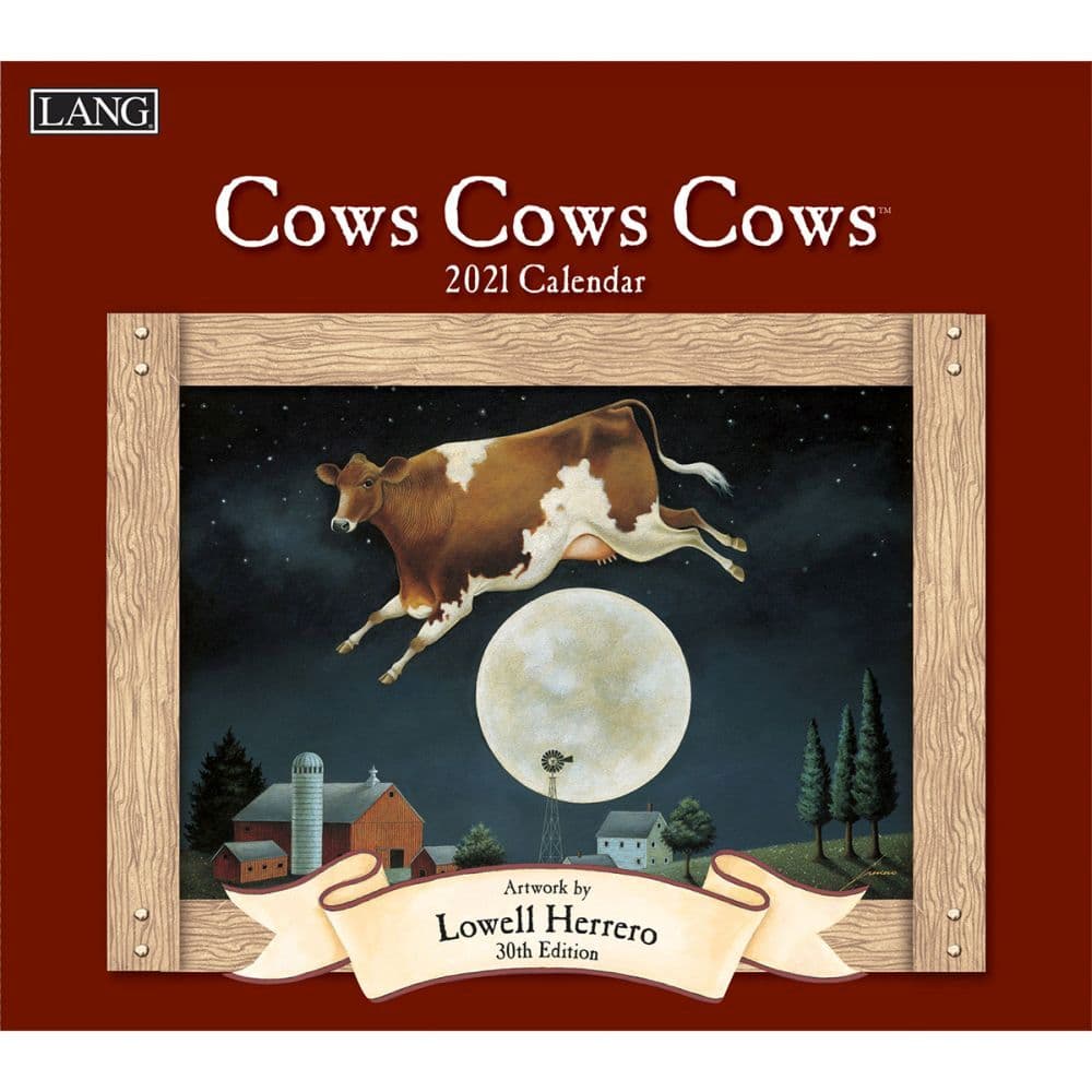 Cows Cows Cows Wall Calendar By Lowell Herrero Calendars Com