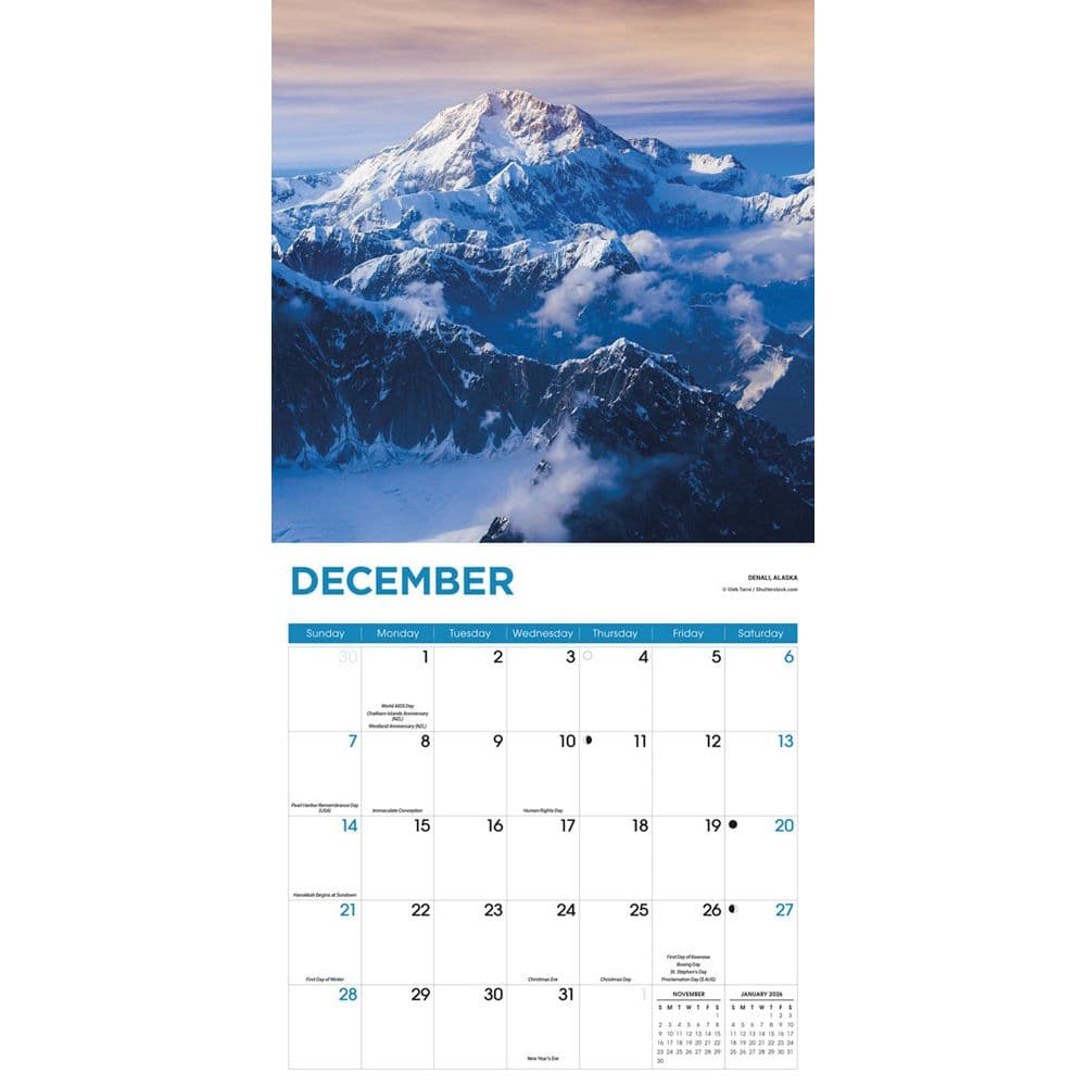 National Wonders 2025 Wall Calendar Fourth Alternate Image width=&quot;1000&quot; height=&quot;1000&quot;