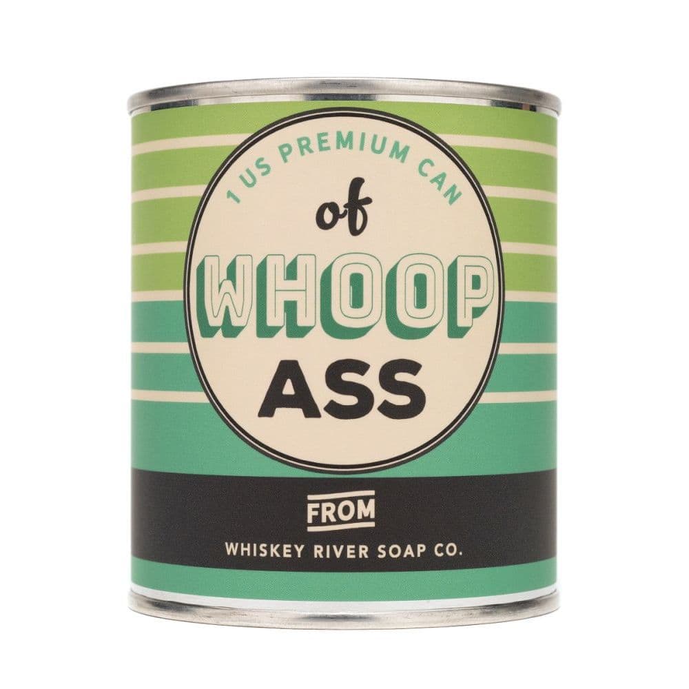 Whoop Ass Vintage Paint Can Candle Main Image