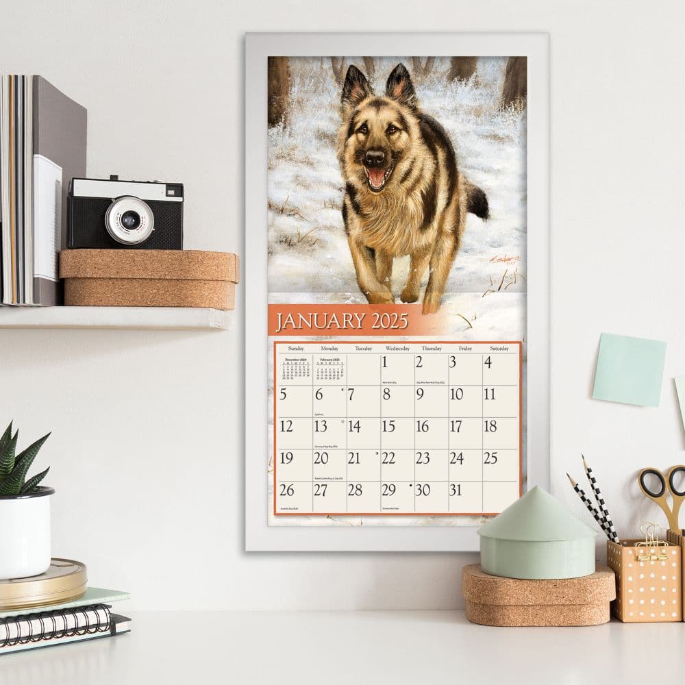 Love of Dogs by John Silver 2025 Wall Calendar Fourth Alternate Image width=&quot;1000&quot; height=&quot;1000&quot;