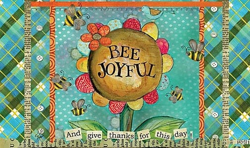 Bee Joyful Doormat by Lisa Kaus Main Image