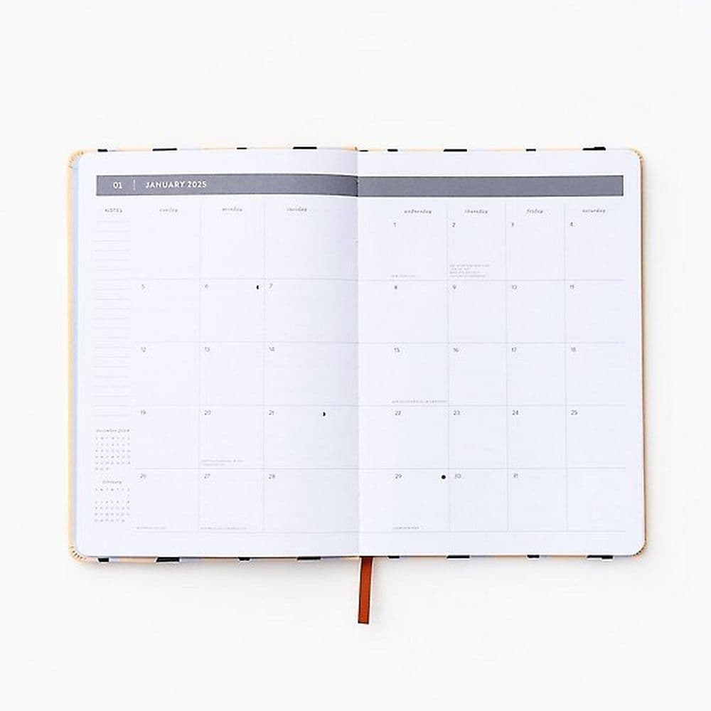 Simplistic Lines Monthly 2025 Planner Second Alternate Image