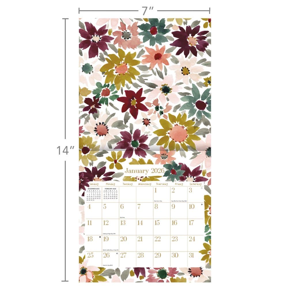 Wild At Heart 2026 Mini Wall Calendar by Barbra Ignatiev Third Alternate Image