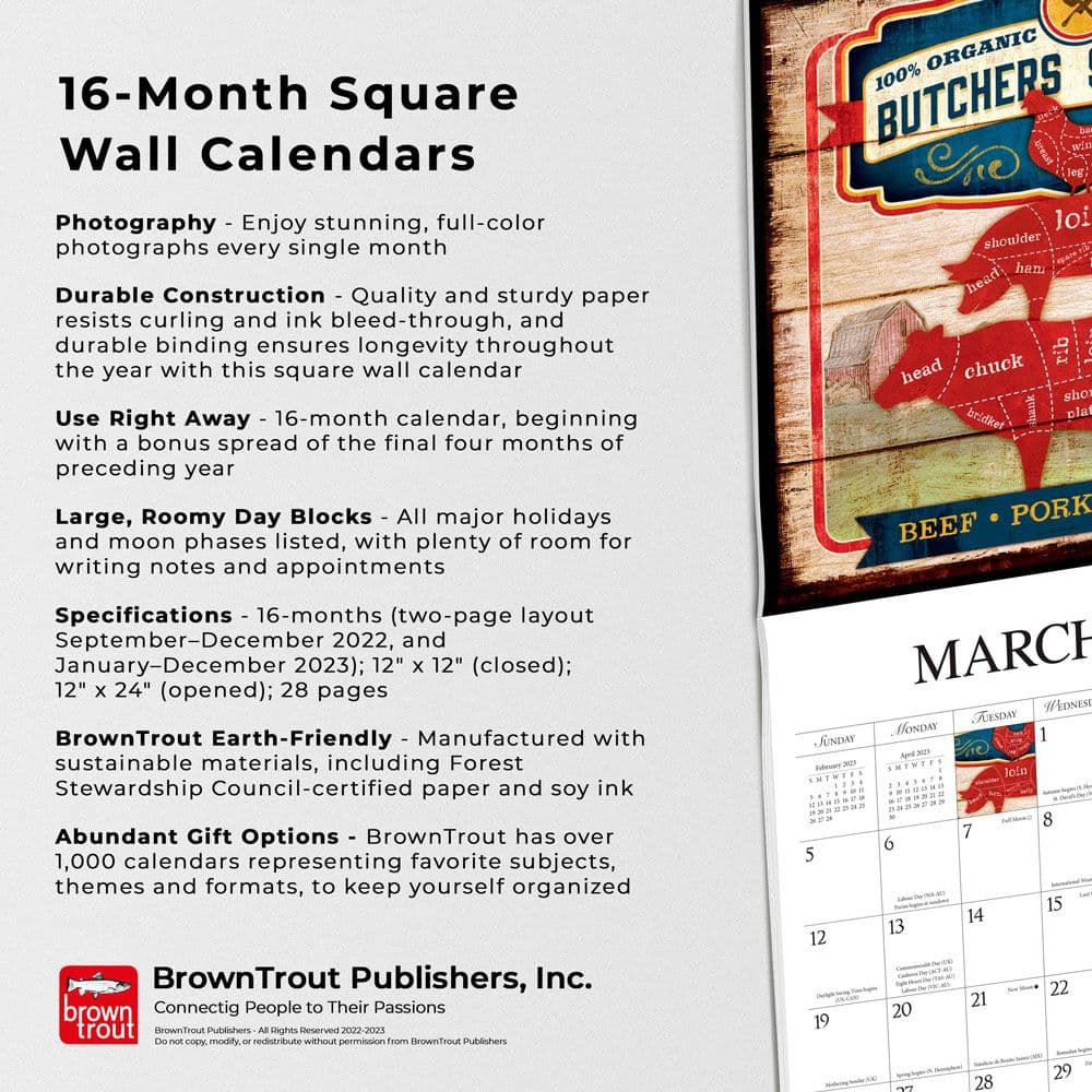 Farmers Market 2023 Wall Calendar - Calendars.com