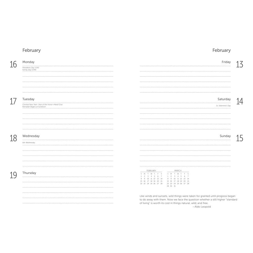 National Parks of the WPA 2026 Planner Fourth Alternate Image