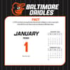 image MLB Baltimore Orioles 2027 Desk Calendar Second Alternate Image