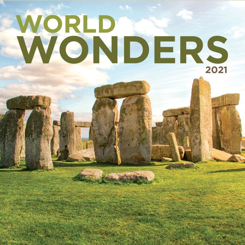 World Wonders Wall Calendar