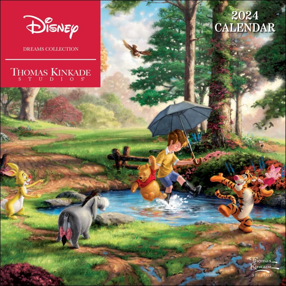 Kinkade Disney Collection 2024 Mini Wall Calendar - Calendars.com