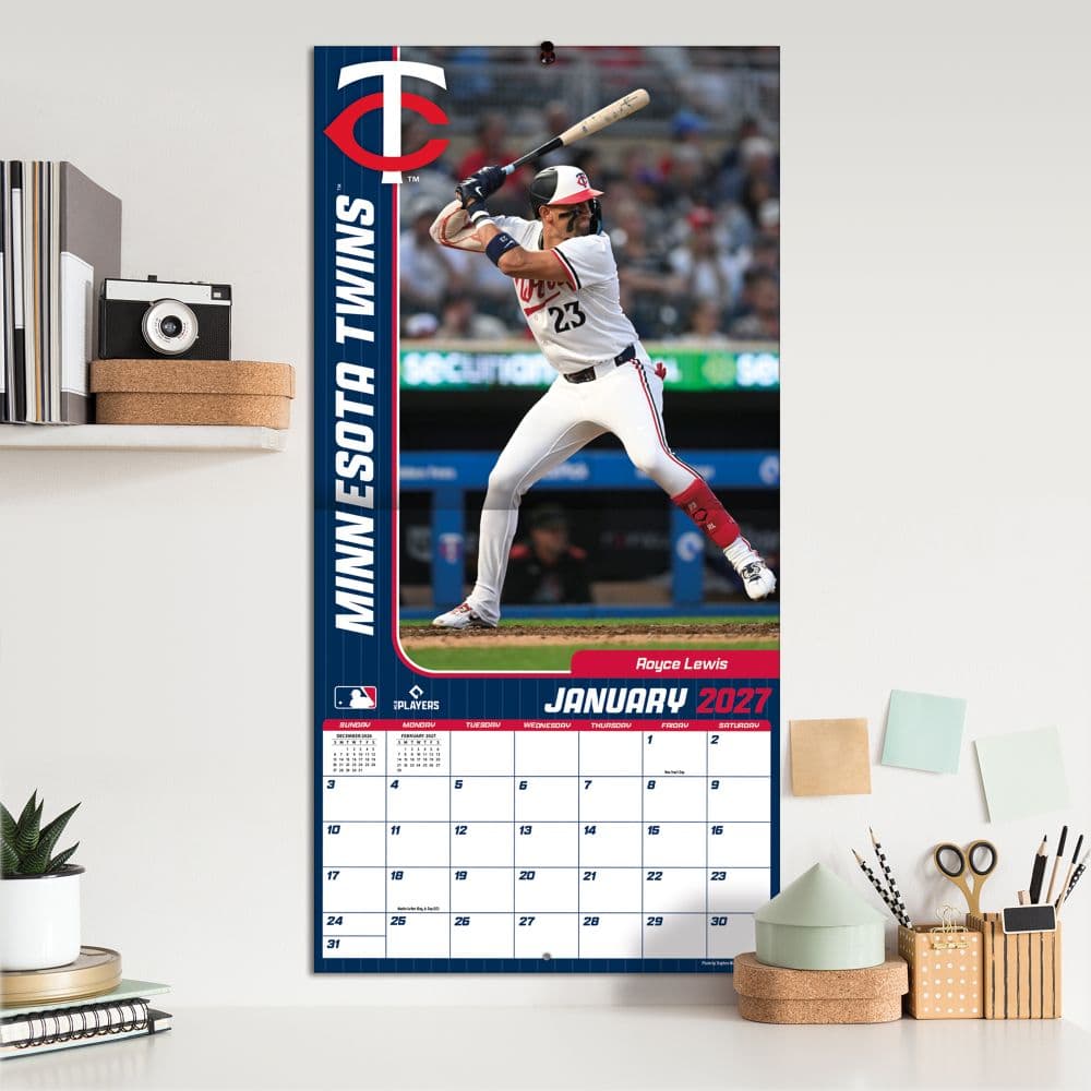 MLB Minnesota Twins 2027 Wall Calendar Fifth Alternate Image