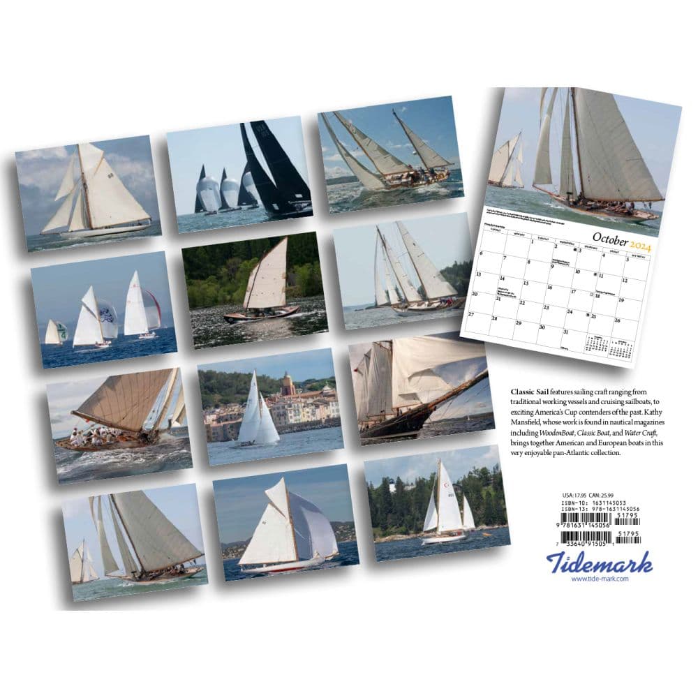 Classic Sail 2025 Wall Calendar First Alternate Image width=&quot;1000&quot; height=&quot;1000&quot;