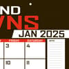 image NFL Cleveland Browns 2025 Desk Pad Third Alternate