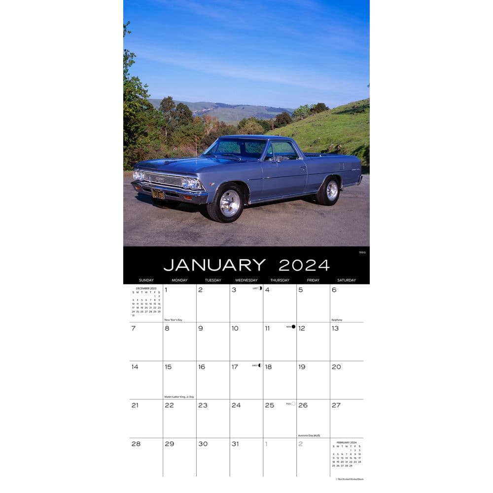 El Camino 2024 Wall Calendar