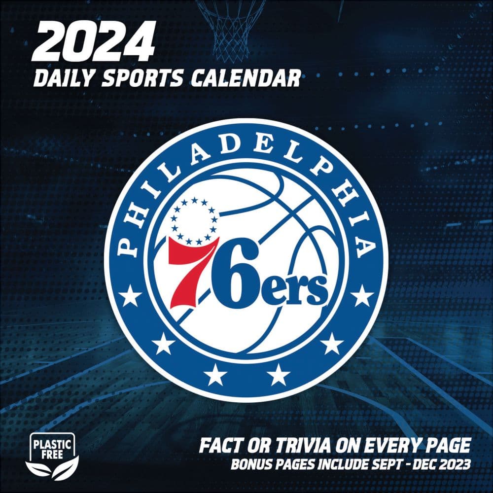 NBA Philadelphia 76ers 2024 Desk Calendar