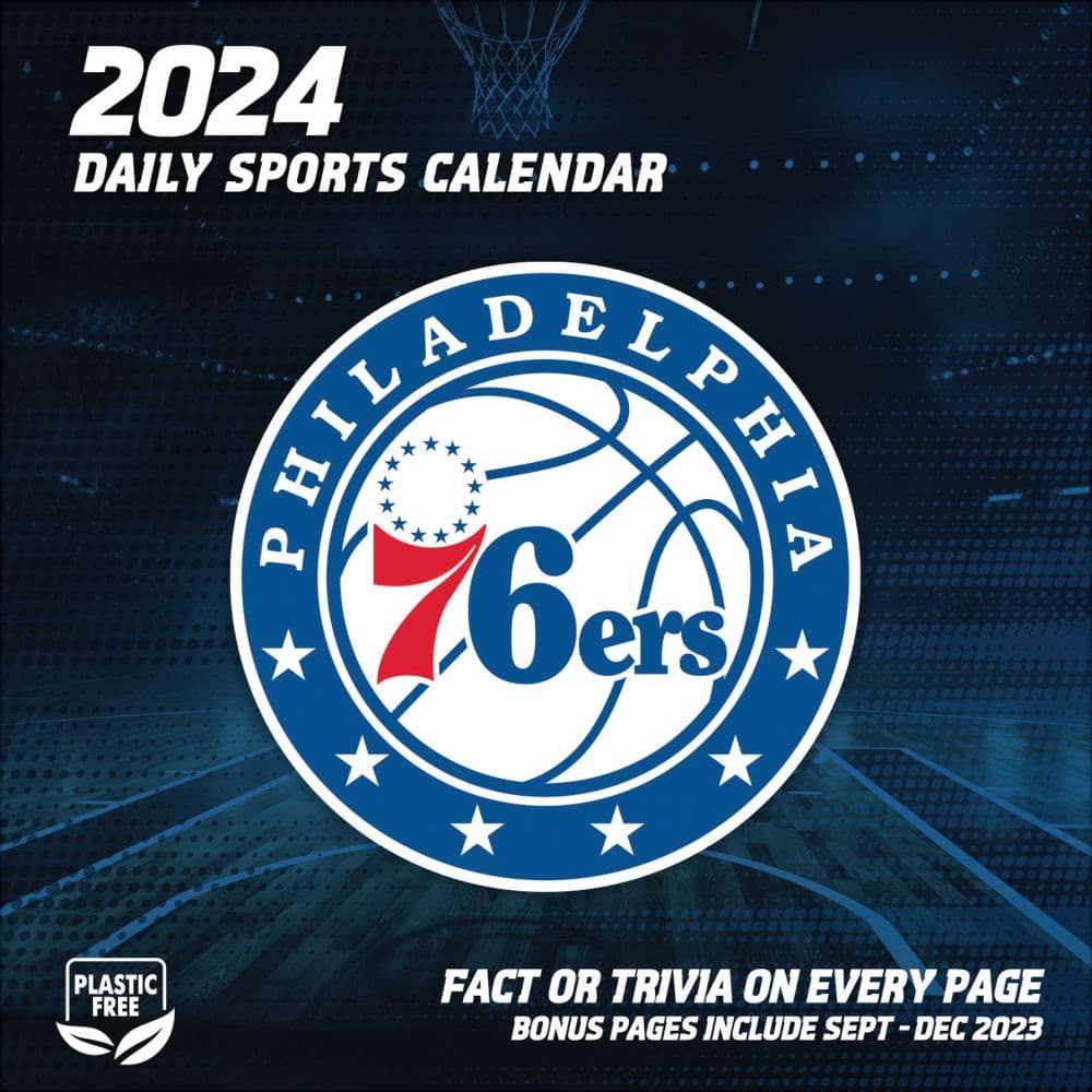 NBA Philadelphia 76ers 2025 Desk Calendar