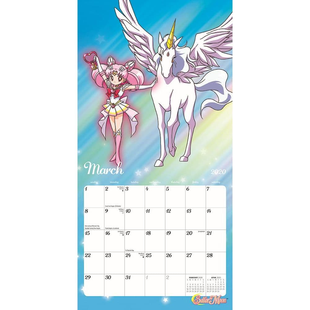 12 inch x 12 inch 2021 Calendar Calendar Ink Sailor Moon Wall Calendar