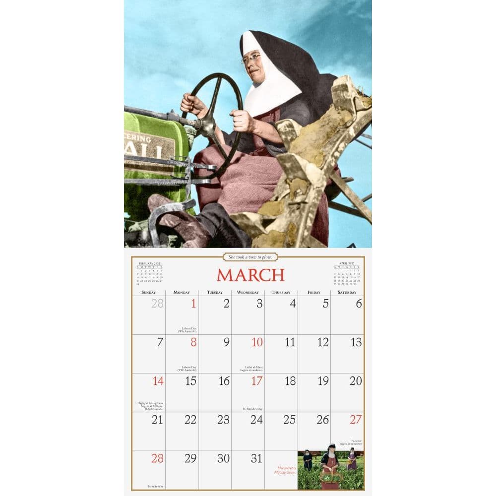 Nuns Having Fun 2022 Wall Calendar - Calendars.com