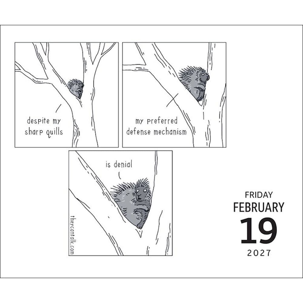 They Can Talk Comic 2027 Desk Calendar Fifth  Alternate Image