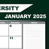 image COL Michigan State Spartans 2025 Desk Pad Third Alternate