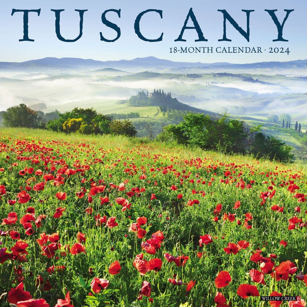 Tuscany 2025 Wall Calendar