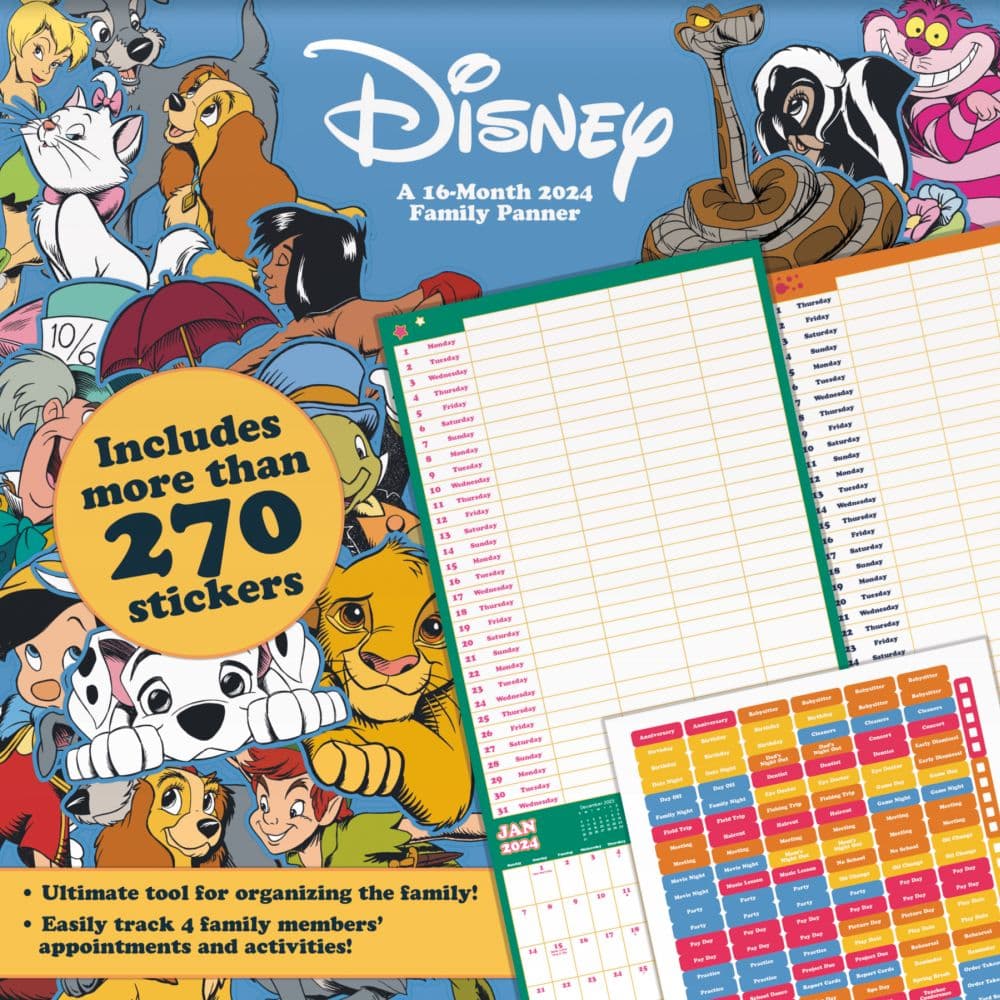 Disney Classic Family 2024 Planner Main Product Image width=&quot;1000&quot; height=&quot;1000&quot;
