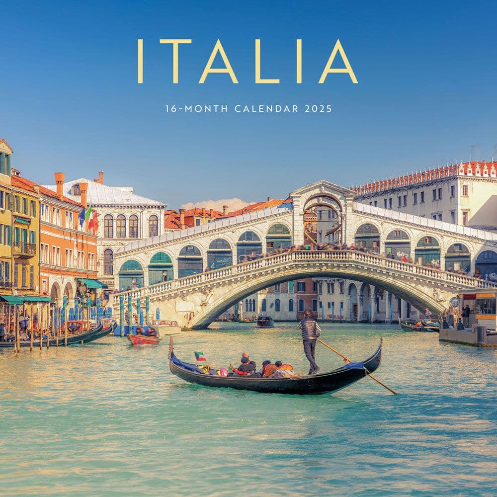 Italia 2025 Wall Calendar  Main Image