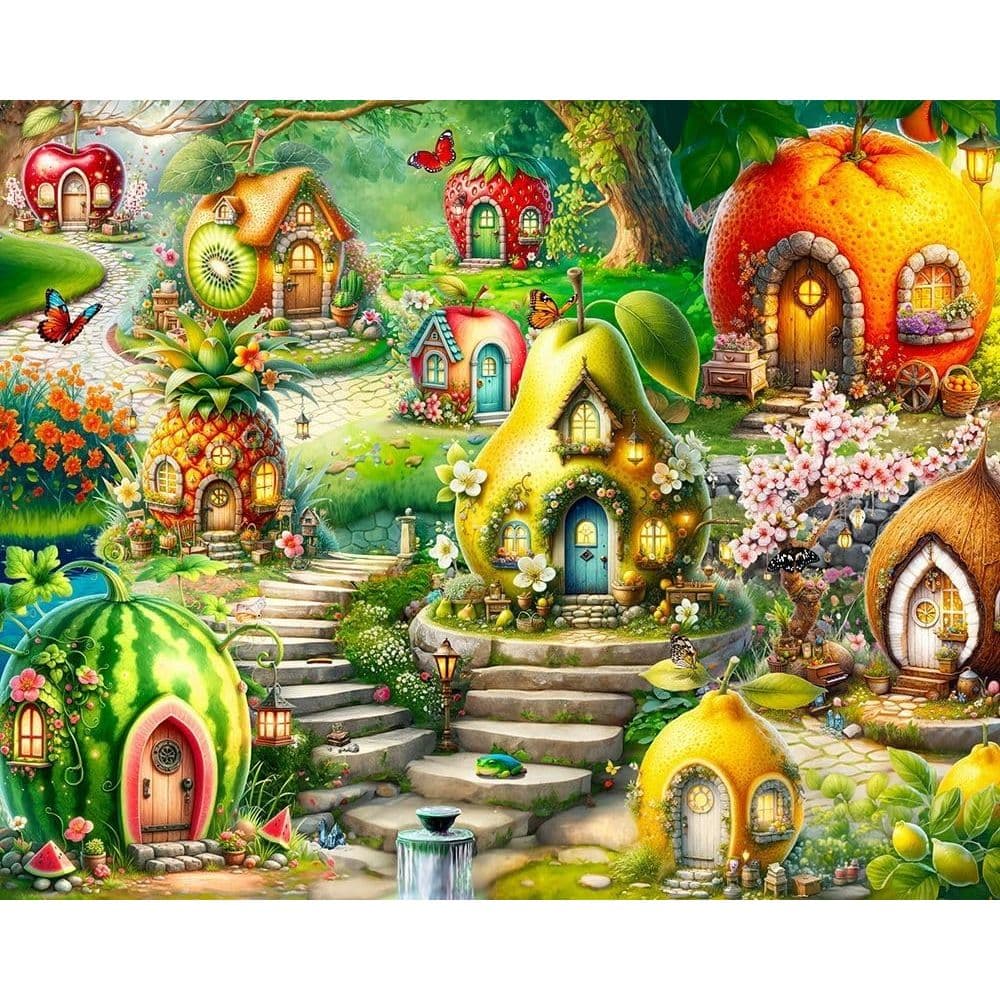 Fruitful Dream Village 500 Piece Puzzle Seventh Alternate Image