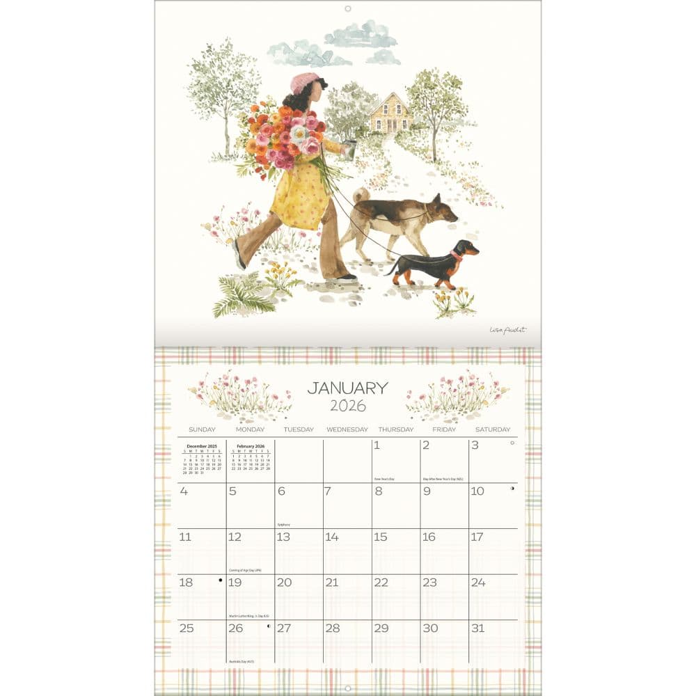 Blissful Moments 2026 Wall Calendar by Lisa Audit_ALT1