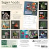 image Super Foods 2024 Wall Calendar back