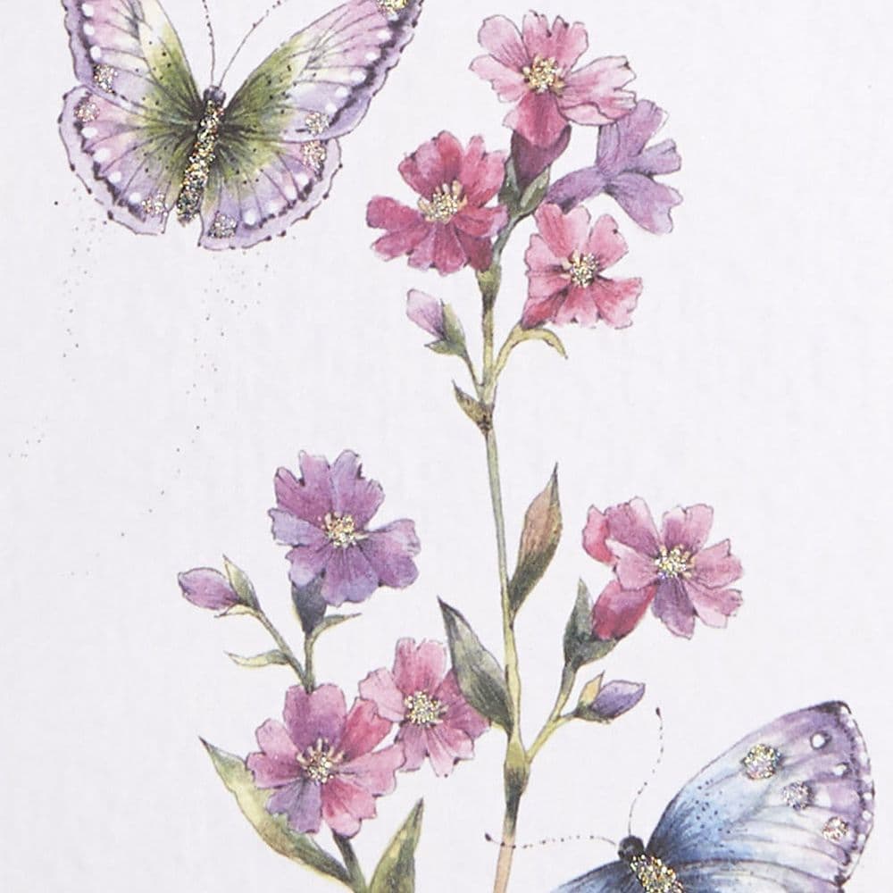 Detailed Monarch Butterflies Get Well Card Fourth Alternate Image width="1000" height="1000"