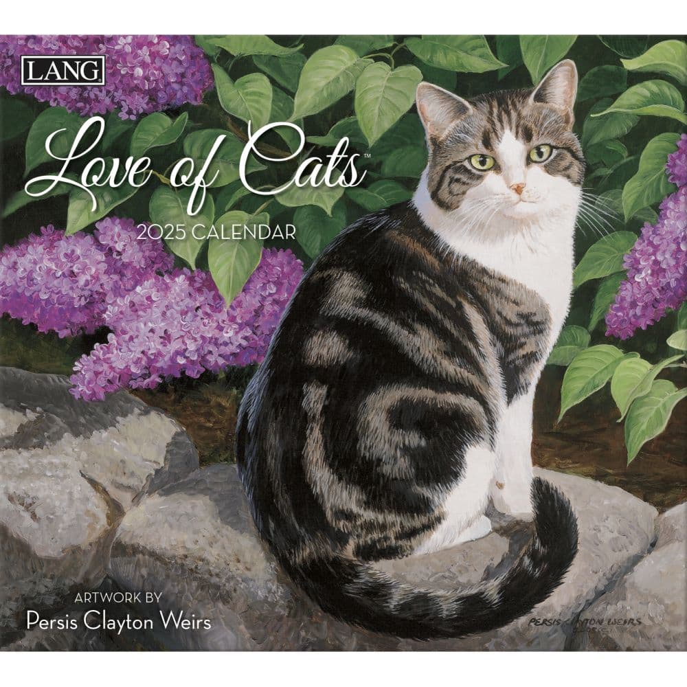 Love Of Cats 2025 Wall Calendar