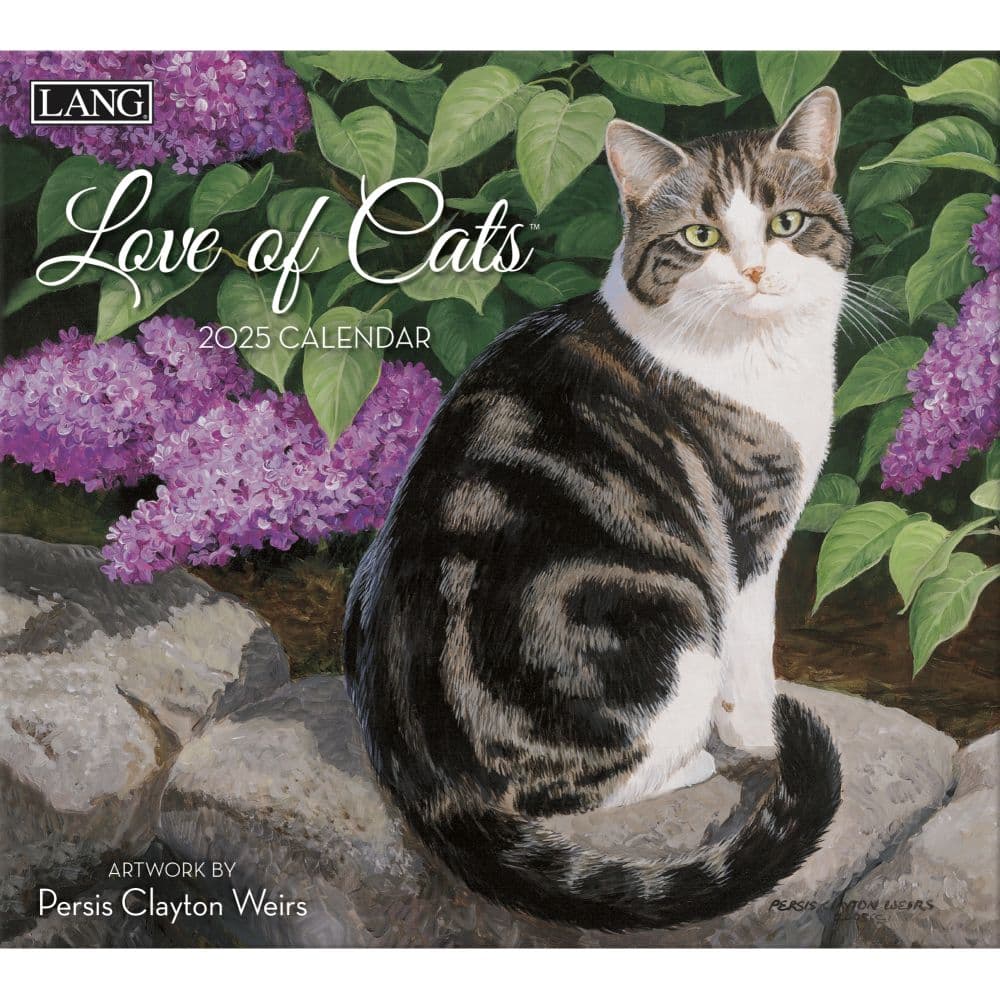 image Love of Cats by Persis Clayton Weirs 2025 Wall Calendar _Main Image