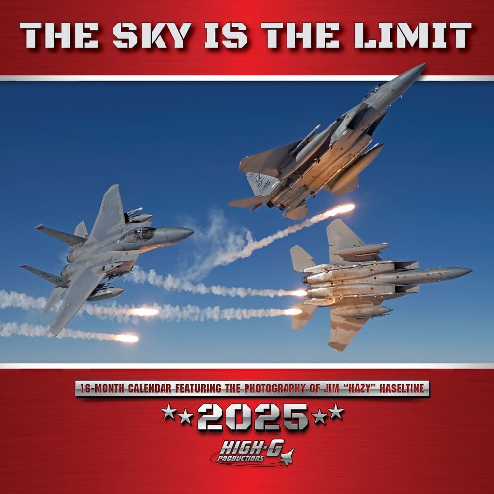 Sky is the Limit 2025 Wall Calendar Main Image