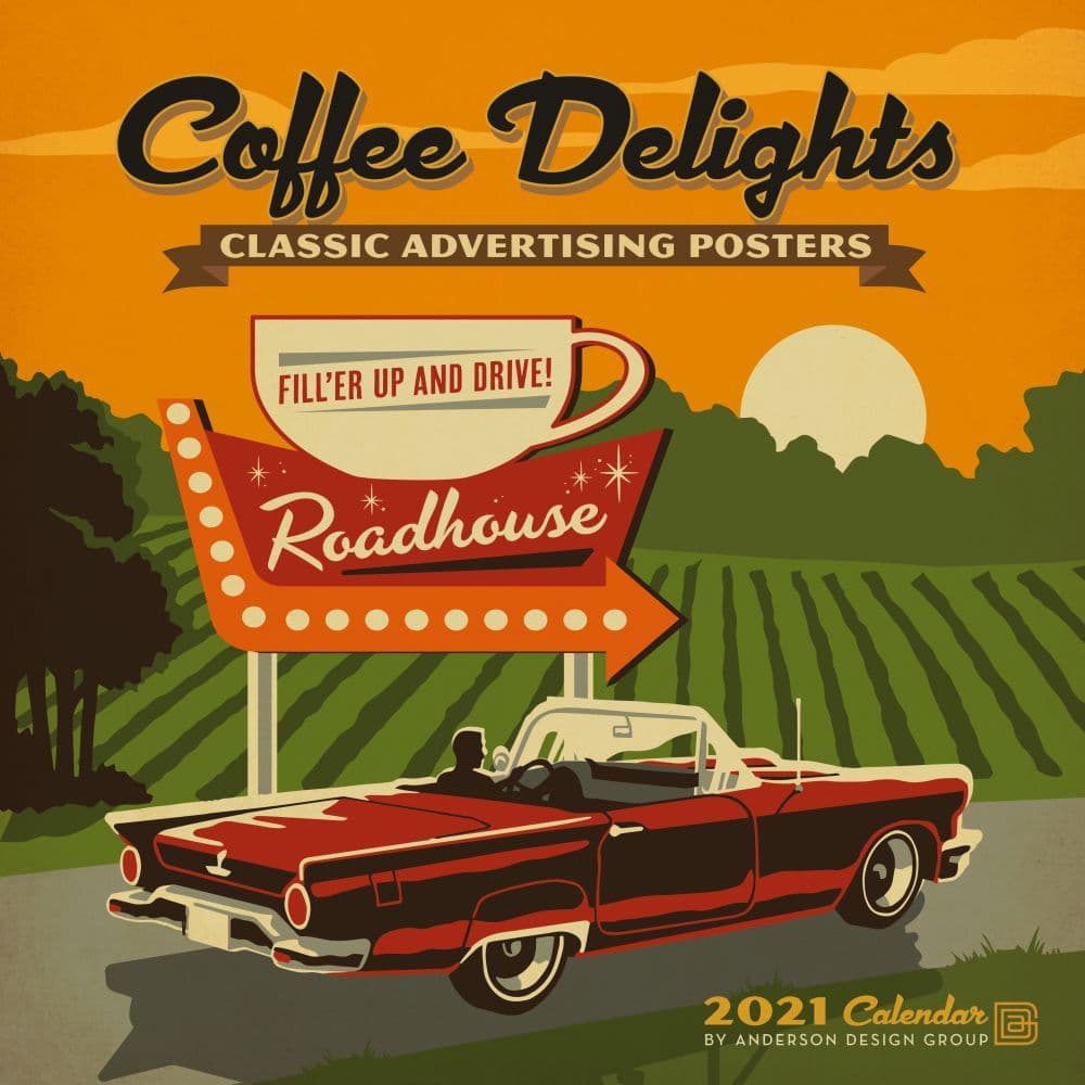 2021 Coffee Delights Wall Calendar