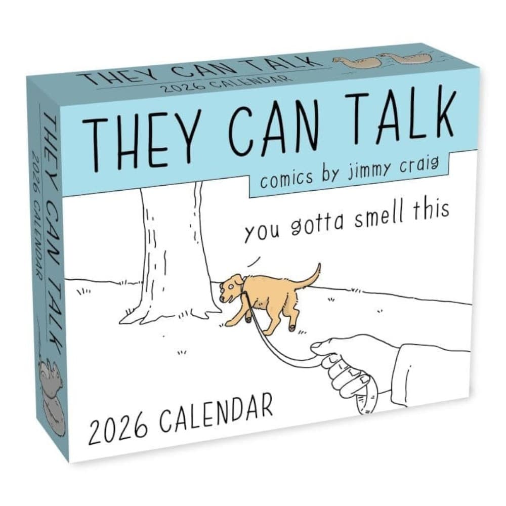 image They Can Talk Comic 2026 Desk Calendar Main Product Image