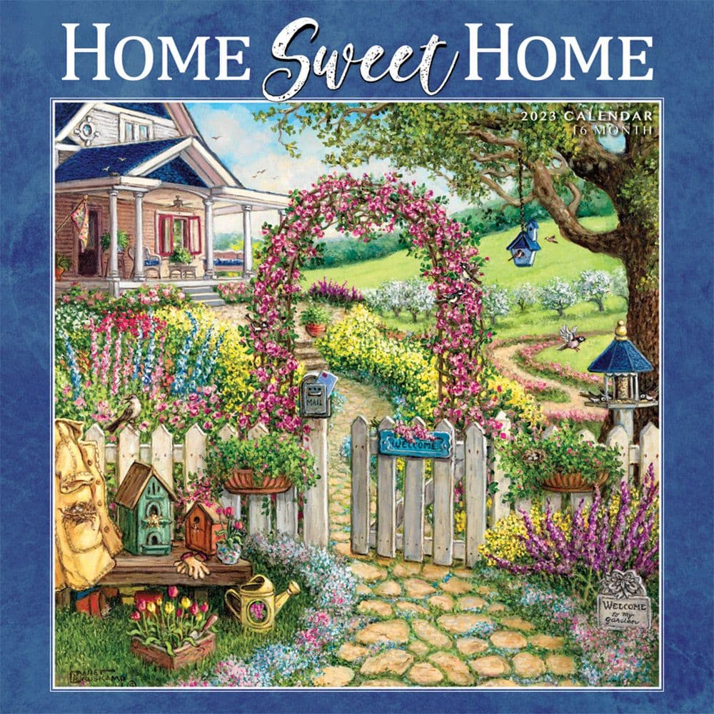Home Sweet Home Hopper 2023 Wall Calendar